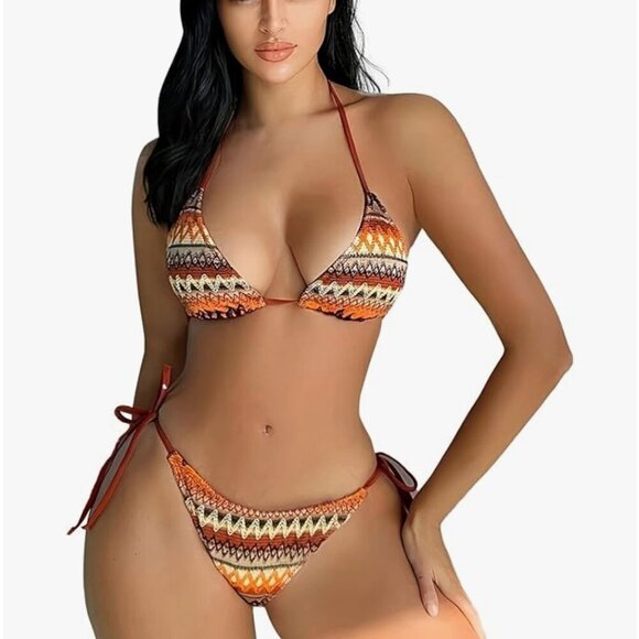 AllHana Other - NWT Women's Bikini Swimsuits 2 Piece String Bikini Set Large